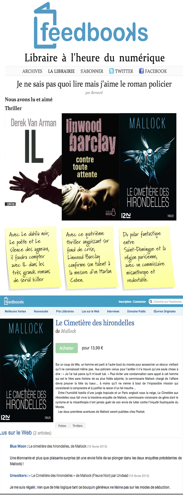 Je ne sais pas quoi lire mais j’aime le roman policier – Blog Feedbooks