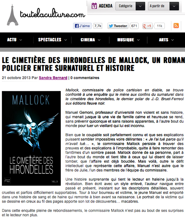 Toute la culture Hirondelles