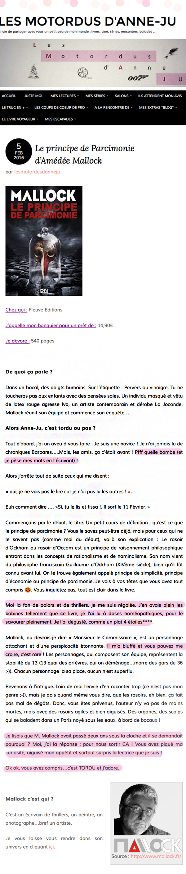 Chez qui : Fleuve Editions J'appelle mon banquier pour un prêt de : 14,90€ Je dévore : 540 pages   De quoi ça parle ? Dans un bocal, des doigts humains. Sur l'étiquette : Pervers au vinaigre, Tu ne toucheras pas aux enfants avec des pensées sales. Un individu masqué et vêtu de latex rouge agresse Ivo,…